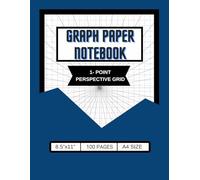 GRAPH PAPER NOTEBOOK 1-POINT PERSPECTIVE GRID: 1-Point Perspective Grid Graph Paper, 1-Point Perspective Graphing Paper, Graph Paper 1-Point ... Paper for School, Business, Work and Home