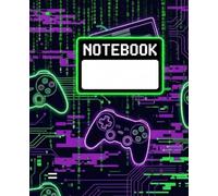 Graph Paper Notebook: 4x4 Grid for Math & Gaming | Pixel Art & Geometry Journal | Neon Glitch Design (80 Pages)