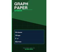 Graph Paper Notebook 5mm Squares: 100 Pages | 5mm Grid | 6" × 9"