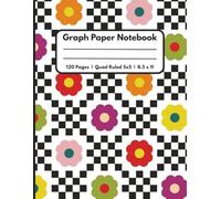 Graph Paper Notebook: 5x5 Quad Ruled Graph Paper Notebook for Math, Science & School, 120 pages, 8.5 x 11 No Spiral for Students, Kids and Class Use