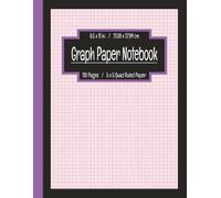 Graph Paper Notebook - 5x5 Quad Ruled | Light Pink & Purple Cover with Confucius Quote: Grid Paper for Math, Science, Art, & Engineering Students | ... for Teens & Adults | 110 Pages, 8.5x11 in.