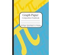 Graph Paper Notebook: 6 x 9: Graph Grid Paper Notebook | Quad Ruled | 4 x 4 |110 Pages | 6 x 9 inch | Blue and Yellow