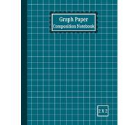 Graph Paper Notebook 8.5 x 11 - 0.5 Inch Squares: 2x2 Grid | 120 Pages | Perfect for Kids, Beginners | Math Large Graph Notebook for Math, Drawing, Journaling, and School Use
