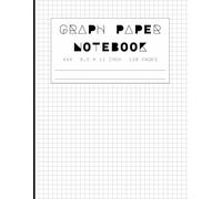Graph Paper Notebook 8.5 x 11": 4x4 | light Grey Guidelines | Full Page Grid | 120 Pages | Perfect for Bullet Journaling, Planning, Drawing, Math, Science, Crafts & More