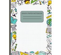 Graph Paper Notebook - Grid Paper Notebook | Quad Ruled | 100 Pages | 8.5 x 11"|4 Squares per Inch: Perfect for school & college