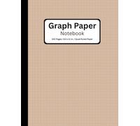 Graph Paper Notebook: Grid Paper Notebook, Quad Ruled 4x4, 100 Pages, 8.5 x 11 for Math, Science Drawing, Beige