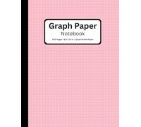 Graph Paper Notebook: Grid Paper Notebook, Quad Ruled 4x4, 100 Pages, 8.5 x 11 for Math, Science, Drawing, Light Pink