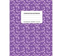 Graph Paper Notebook, Purple Marble Cover: Notebook for Math, Engineering, and Science for Students, Teachers & Professionals