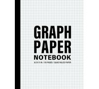 Graph Paper Notebook: Quad-Ruled 5x5 Grid for Math & Science Students