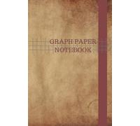 Graph Paper Notebook Universal 6" x 9", Quad Ruled , 100 White Sheets.