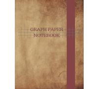 Graph Paper Notebook Universal 8.5" x 11", Quad Ruled , 100 White Sheets.