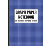 Graph Ruled Composition Notebook - 5x5 Grid, 5 Squares Per Inch | Large Graph Paper: Graph Ruled with 5x5 Grid | 109 Pages | Large 8.5 x 11 Inches | ... | Perfect for Students, Artists & Engineers