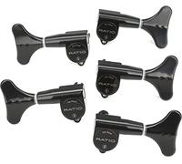 Graph Tech Ratio - Sintonizadores de graves de 5 cuerdas (3 x 2, tecla Y, negro, PRB-5320-B0)