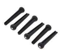 Graphtech TUSQ Martin - Pivotes para puente (6 unidades), color negro y blanco