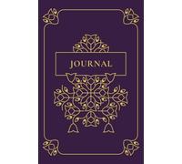 Graph von Noir Blank Journal: Purple Gold Vintage Ornamental Design for Women and Men
