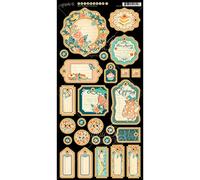 Graphic 45 Cafe Parisian Journaling - Tablero aglomerado, Multicolor