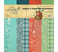 Graphic 45 Double-Sided Paper Pad 12"X12" 16/Pkg-Life's A Bowl Of Cherries Patterns/Solid