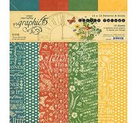 Graphic 45 Double-Sided Paper Pad 12"X12" 16/Pkg-Little Things Patterns & Solids