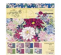 Graphic 45 Double-Sided Paper Pad 8"X8" 24/Pkg-Blossom