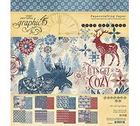 Graphic 45 Double-Sided Paper Pad 8"X8" 24/Pkg-Let's Get Cozy
