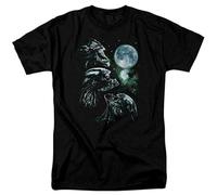 Graphic Aliens T-Shirt Alien Howling Retro Sci-Fi Horror Movies Graphic tee Tcf644 T-Shirt Black M