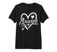 Graphic Heart Braves Apparel for Men Women Kid Boy Girl Camiseta Premium