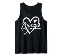 Graphic Heart Braves Apparel for Men Women Kid Boy Girl Camiseta sin Mangas