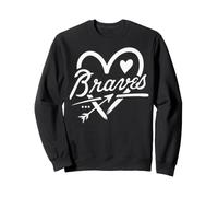 Graphic Heart Braves Apparel for Men Women Kid Boy Girl Sudadera