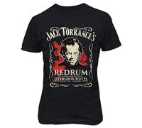 Graphic Horror Movie Torrances Redrum Novelty tee Shining Kubrick Mens T-Shirt Black XL