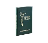 Graphic Image Ben Hogan's Five Lessons: The Modern Fundamentals of Golf, encuadernado a mano en los Estados Unidos (6 pulgadas de ancho x 9 pulgadas de alto - 240 páginas) - Tapa dura de cuero