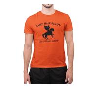 Graphic Impact Camiseta inspirada en Camp Half Blood Book Lover Nerd, naranja, XX-Large