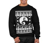 Graphic Impact Suéter feo inspirado antes de Navidad Nightmare Jack suéter navideño jersey de Navidad, Negro, XL