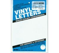 Graphic Products D3214-WHITE Permanent Adhesive Vinyl Letters & Numbers 1 183/Pkg-White by Graphic Products