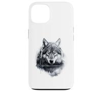 Graphic Wolf on the Hunt - Forest Wildlife Nature Tee Carcasa para iPhone 13