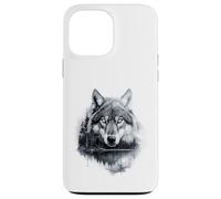 Graphic Wolf on the Hunt - Forest Wildlife Nature Tee Carcasa para iPhone 13 Pro Max