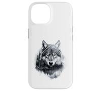 Graphic Wolf on the Hunt - Forest Wildlife Nature Tee Carcasa para iPhone 14