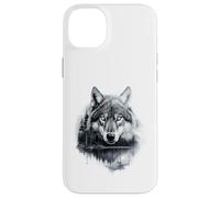 Graphic Wolf on the Hunt - Forest Wildlife Nature Tee Carcasa para iPhone 14 Plus
