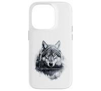 Graphic Wolf on the Hunt - Forest Wildlife Nature Tee Carcasa para iPhone 14 Pro