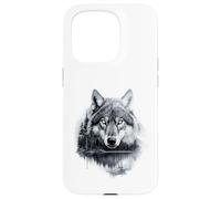 Graphic Wolf on the Hunt - Forest Wildlife Nature Tee Carcasa para iPhone 15 Pro