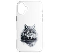 Graphic Wolf on the Hunt - Forest Wildlife Nature Tee Carcasa para iPhone 16 Plus
