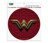 Graphics and More Justice League Movie Wonder Woman Logo Automotive Refrigerator Locker Vinilo Circle Magnet