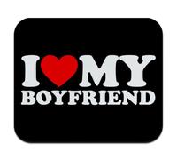 GRAPHICS & MORE Alfombrilla de ratón fina con texto en inglés "I Heart My Boyfriend"
