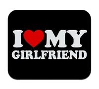 GRAPHICS & MORE Alfombrilla de ratón fina con texto en inglés "I Heart My Girlfriend"