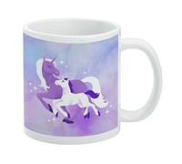 GRAPHICS & MORE Magical Mom Unicorn and Baby - Taza blanca