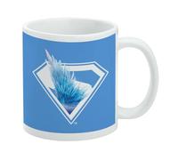 GRAPHICS & MORE Superman 2025 Movie Fortress of Solitude Shield - Taza de café de cerámica, tazas de regalo novedosas para café, té y bebidas calientes, 11 onzas, color blanco