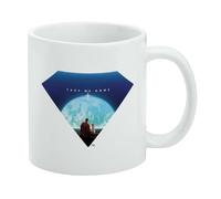 GRAPHICS & MORE Superman Krypto Earth Shield - Taza de café de cerámica, tazas de regalo novedosas para café, té y bebidas calientes, 11 onzas, color blanco