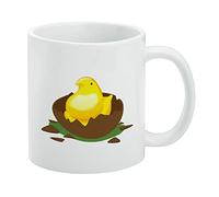 GRAPHICS & MORE Taza de huevo de Pascua Peeps Hatching Out of Chocolate