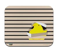 GRAPHICS & MORE The Peeping Yellow Peep In Window With Blinds - Alfombrilla de ratón fina de perfil bajo