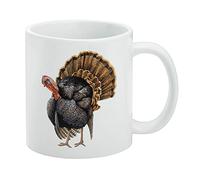 GRAPHICS & MORE Tom The Awesome Wild Turkey - Taza blanca