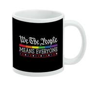 GRAPHICS & MORE We the People Spectrum Pride - Taza de café de cerámica, tazas de regalo novedosas para café, té y bebidas calientes, 11 onzas, color blanco